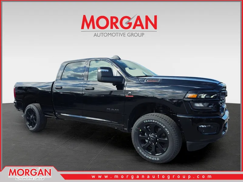 2026 Ram 2500 Big Horn in Black — front three-quarter view