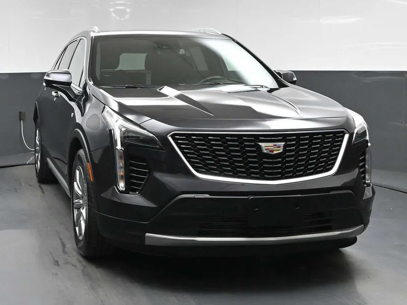 2023 Cadillac XT4 Premium Luxury in Galactic Grey Metallic — front three-quarter view