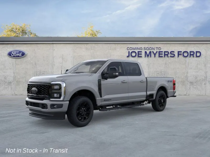 2026 Ford F-250 in DR Gray — front three-quarter view