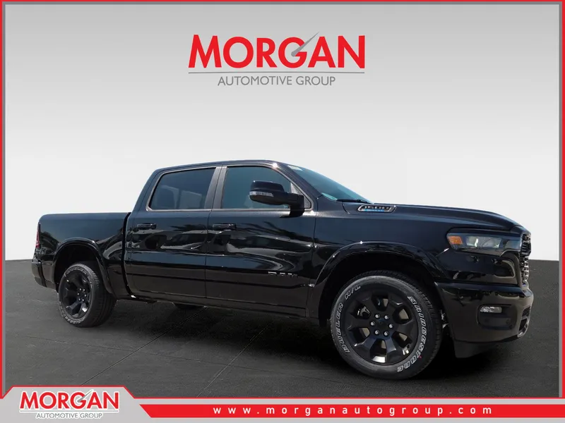 2026 Ram 1500 Big Horn/Lone Star in Black — front three-quarter view