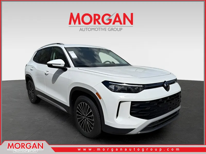 2026 Volkswagen Tiguan 2.0T S in White — front three-quarter view