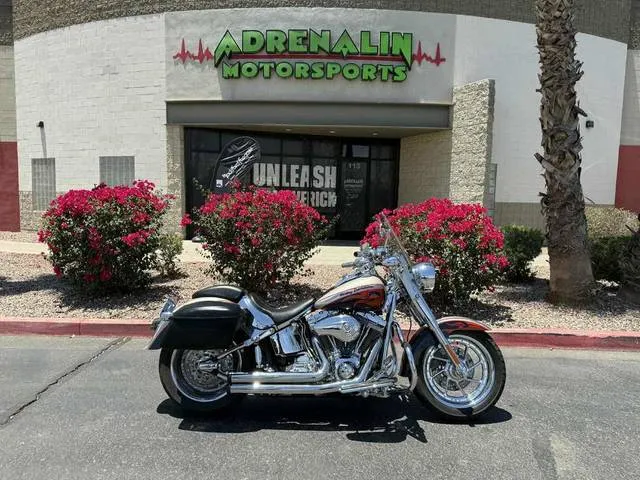2006 Harley-Davidson® FLSTF - Softail® Fat Boy® — front three-quarter view
