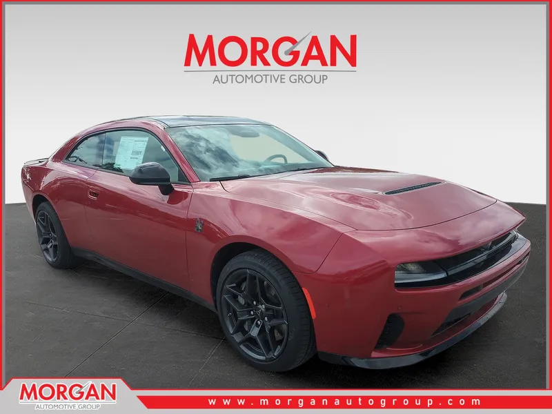 2026 Dodge Charger R/T Scat Pack in Red — front three-quarter view
