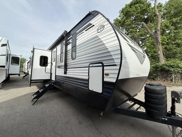 2026 Palomino PUMA 340DB — front three-quarter view