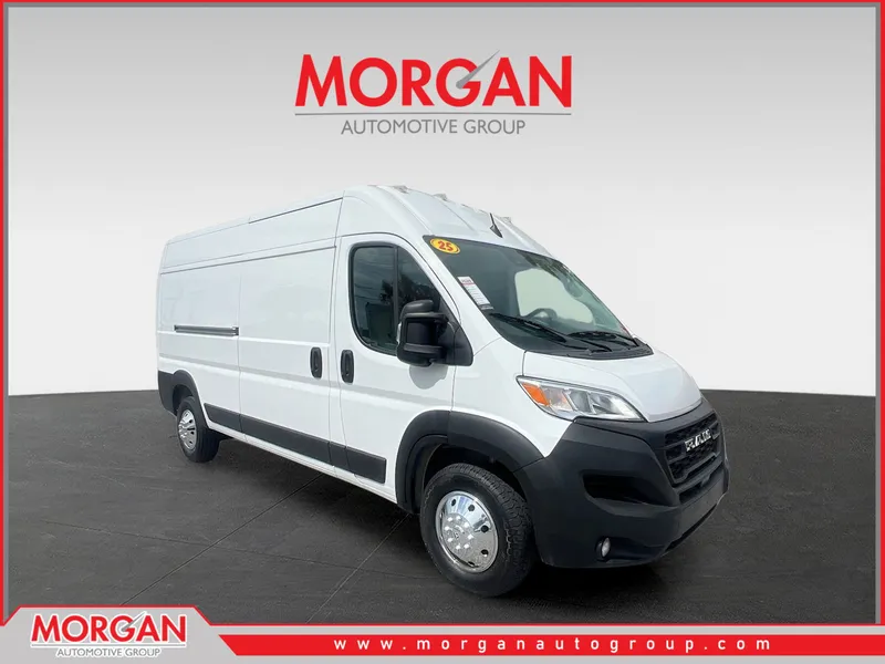 2025 Ram ProMaster 2500 High Roof in Bright White Clearcoat — front three-quarter view