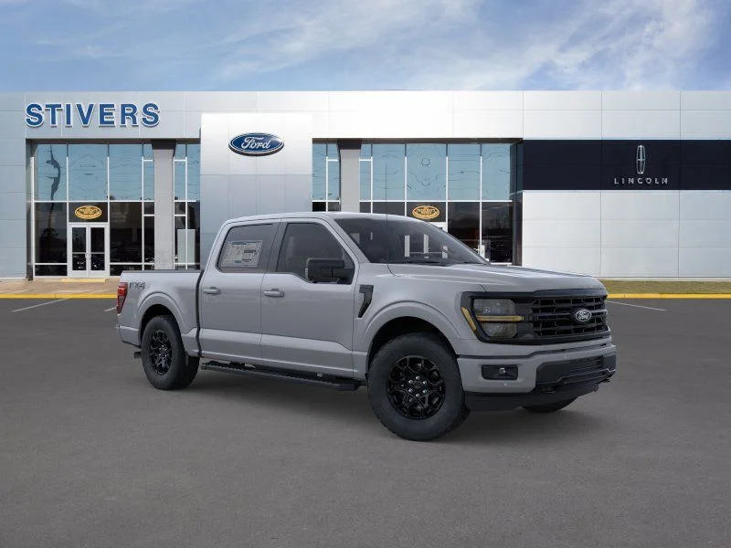 2026 Ford F-150 XLT in Avalanche — front three-quarter view
