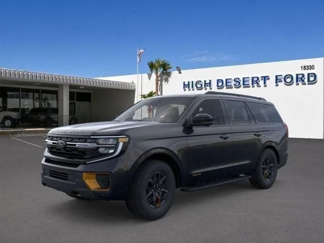 2026 Ford Expedition Tremor in Black Metallic — front three-quarter view