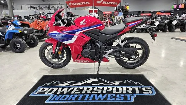 2025 Honda® CBR500R — front three-quarter view