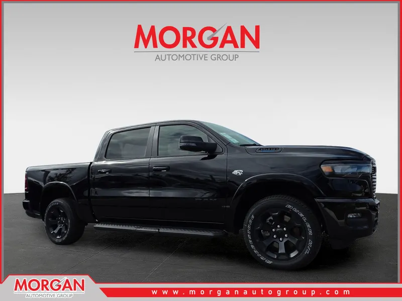 2026 Ram 1500 Big Horn/Lone Star in Black — front three-quarter view