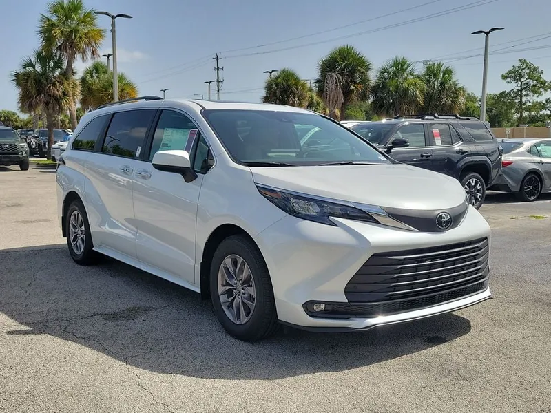 2026 Toyota Sienna — rear three-quarter view