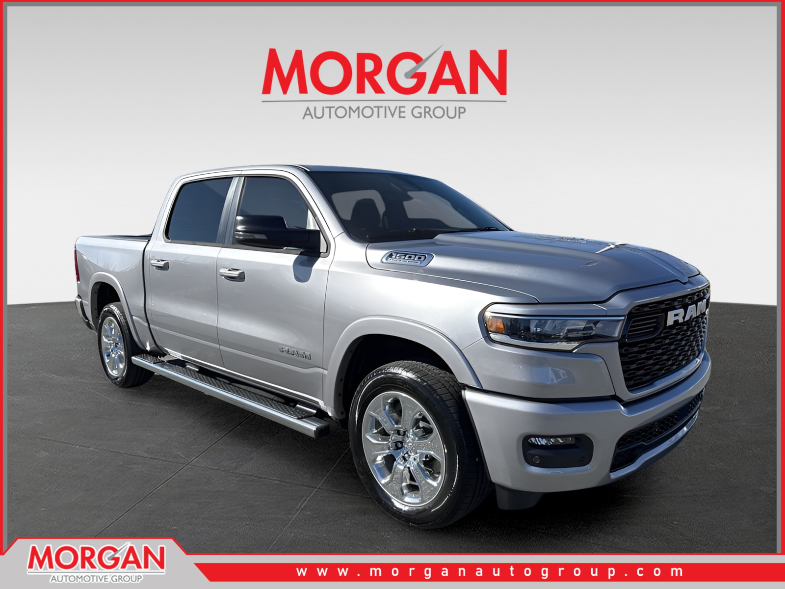 2026 Ram 1500 Big Horn/Lone Star in Silver — front three-quarter view
