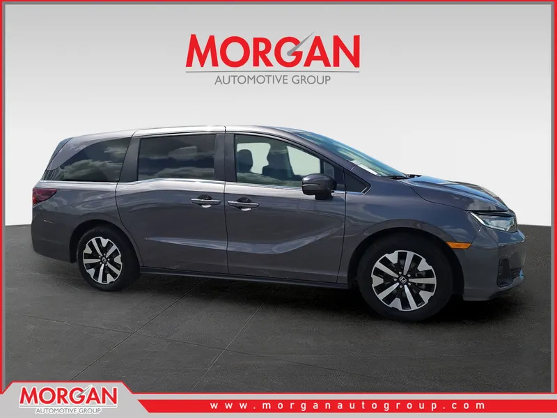 2026 Honda Odyssey EX-L in Gray — front three-quarter view