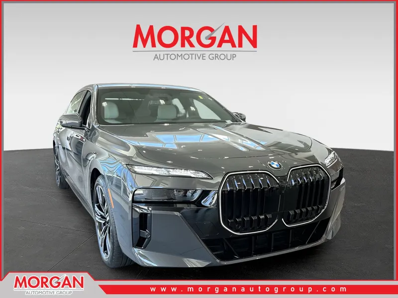 2026 BMW 7 Series 760i xDrive in Gray — front three-quarter view