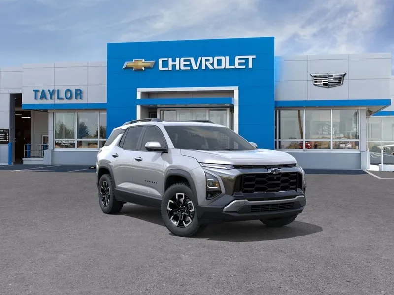 2027 Chevrolet Equinox AWD ACTIV in Sterling Gray Metallic — front three-quarter view