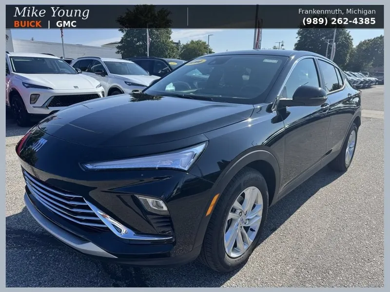 2026 Buick Envista Preferred in Ebony Twilight Metallic — front three-quarter view