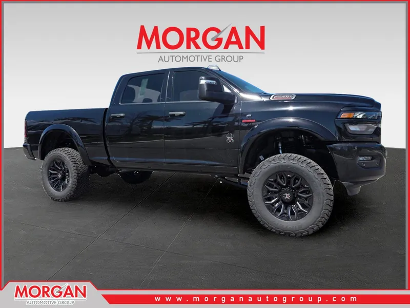 2026 Ram 2500 Big Horn in Black — front three-quarter view