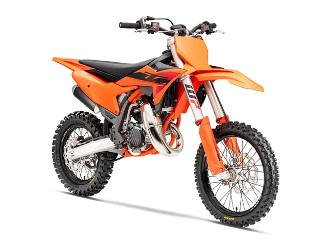 2026 KTM 85 SX 17/14 — front three-quarter view