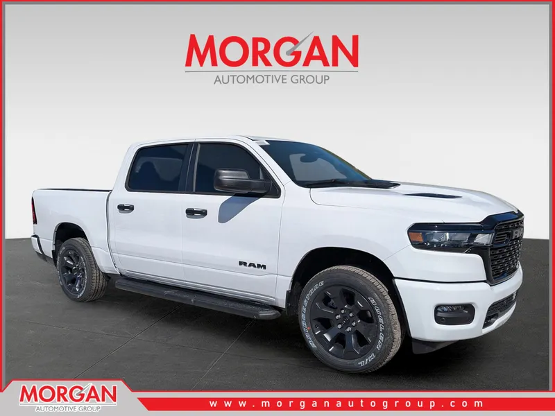 2026 Ram 1500 Express in White — front three-quarter view