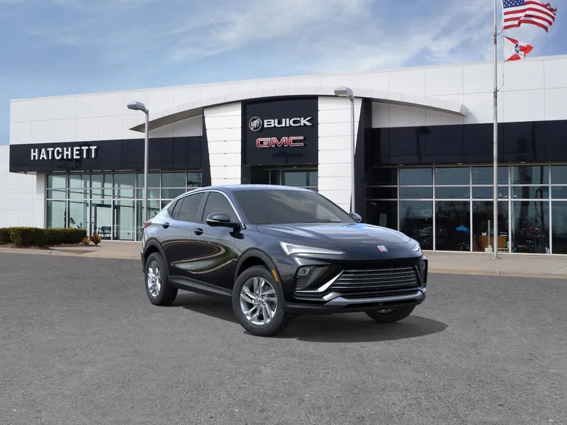 2026 Buick Envista Preferred in Ebony Twilight Metallic — front three-quarter view