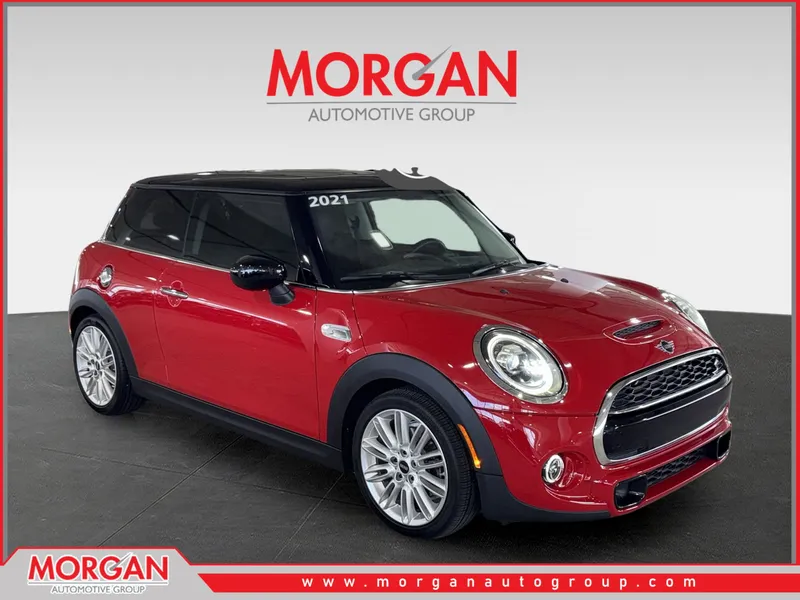 2021 MINI Cooper S Signature in Red — front three-quarter view