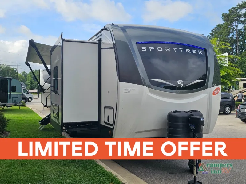 2026 Venture RV SportTrek Touring Edition — front three-quarter view