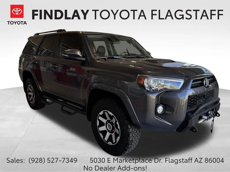 2020 Toyota 4Runner TRD Off-Road Premium in Magnetic Gray Metallic — front three-quarter view