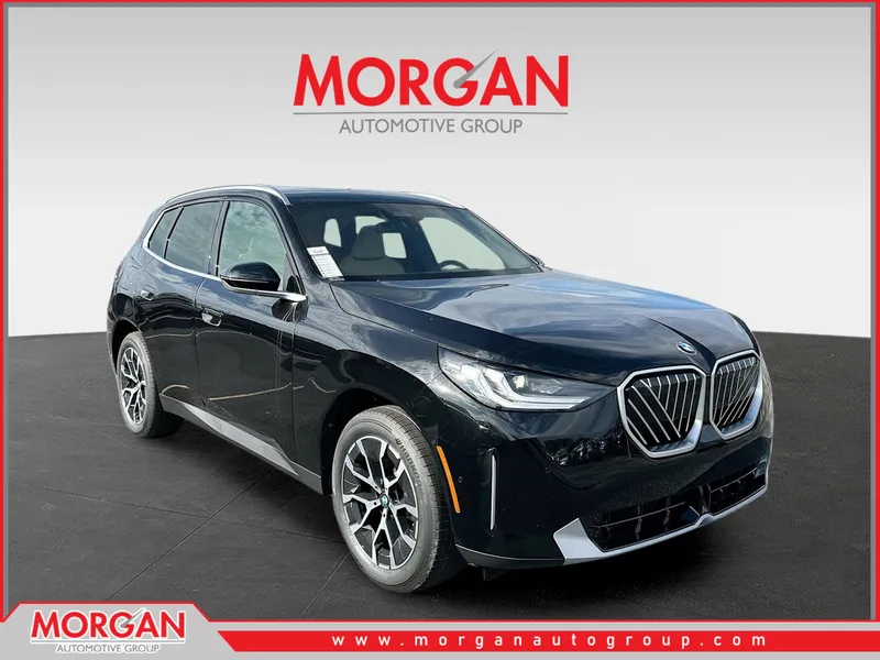 2026 BMW X3 30 xDrive in Black — front three-quarter view