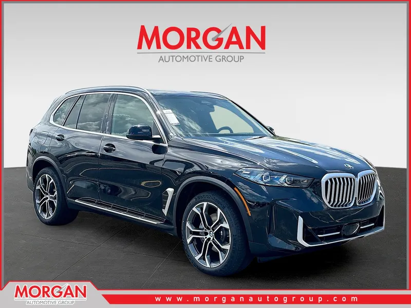 2026 BMW X5 sDrive40i in Black — front three-quarter view
