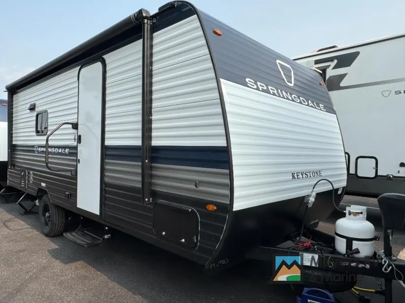 2026 Keystone RV Springdale Mini 1950RBS — front three-quarter view