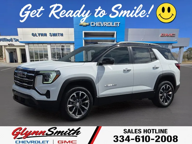 2026 GMC Terrain Elevation in Summit White — front three-quarter view