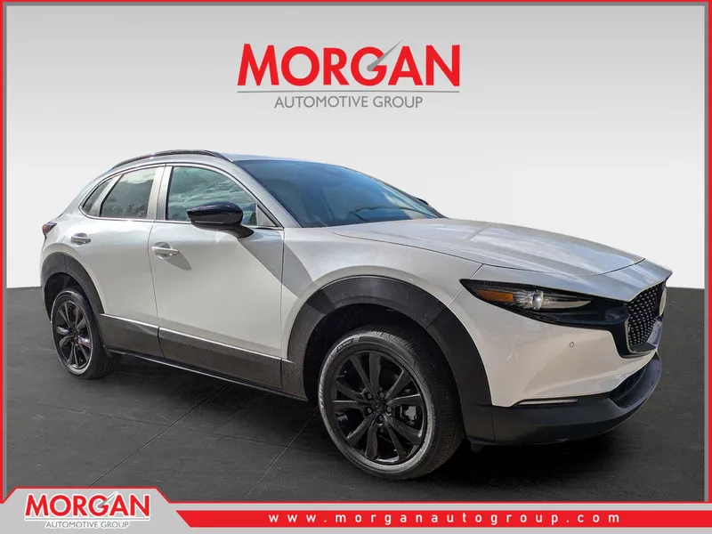 2026 Mazda CX-30 2.5 S Aire Edition in White — front three-quarter view