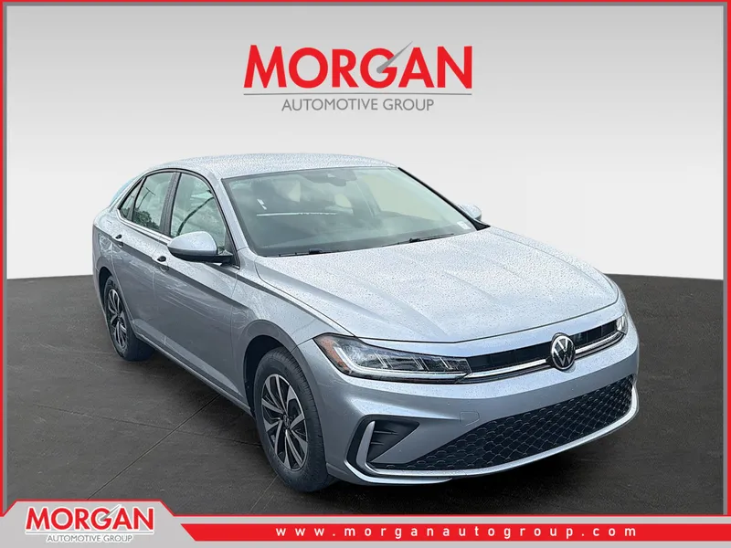 2026 Volkswagen Jetta S in Silver Metallic — front three-quarter view