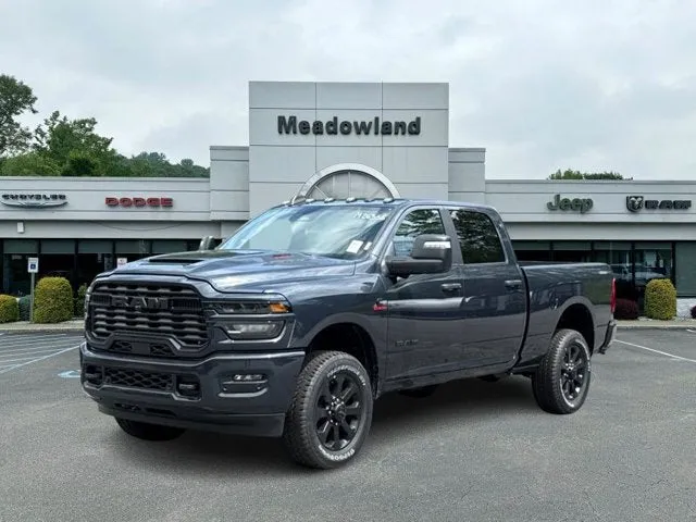 2026 RAM 2500 Big Horn in Ceramic Gray Clear-Coat Exterior Paint — front three-quarter view