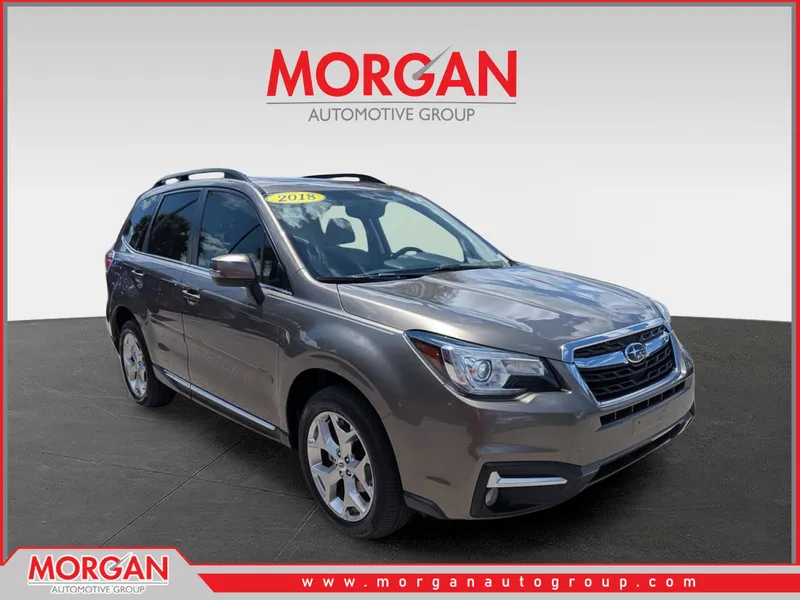 2018 Subaru Forester Touring in Sepia Bronze Metallic — front three-quarter view