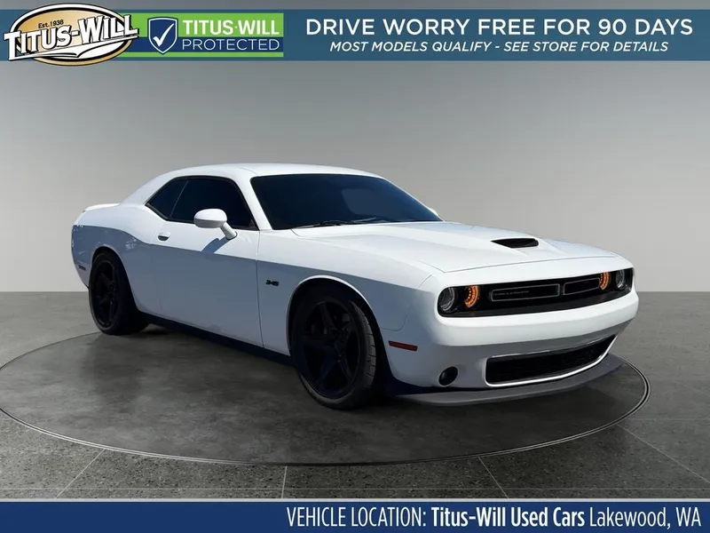 2022 Dodge Challenger R/T in White — front three-quarter view
