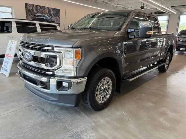 2022 Ford F-250Sd XLT in Carbonized Gray Metallic — front three-quarter view