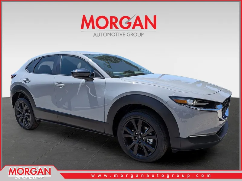 2026 Mazda CX-30 2.5 S Select Sport in Gray — front three-quarter view