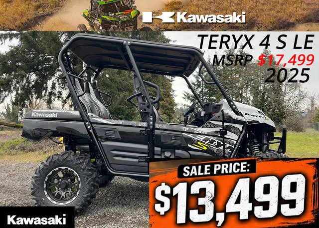 2025 Kawasaki Teryx4™ S LE — front three-quarter view