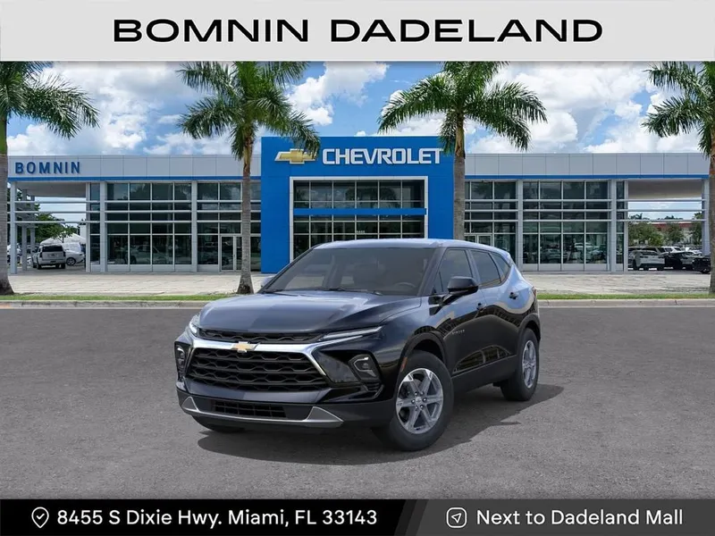 2026 Chevrolet Blazer 2LT in Black — front three-quarter view