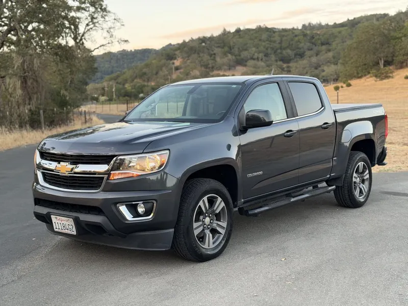 2017 Chevrolet Colorado in Charcoal — front three-quarter view