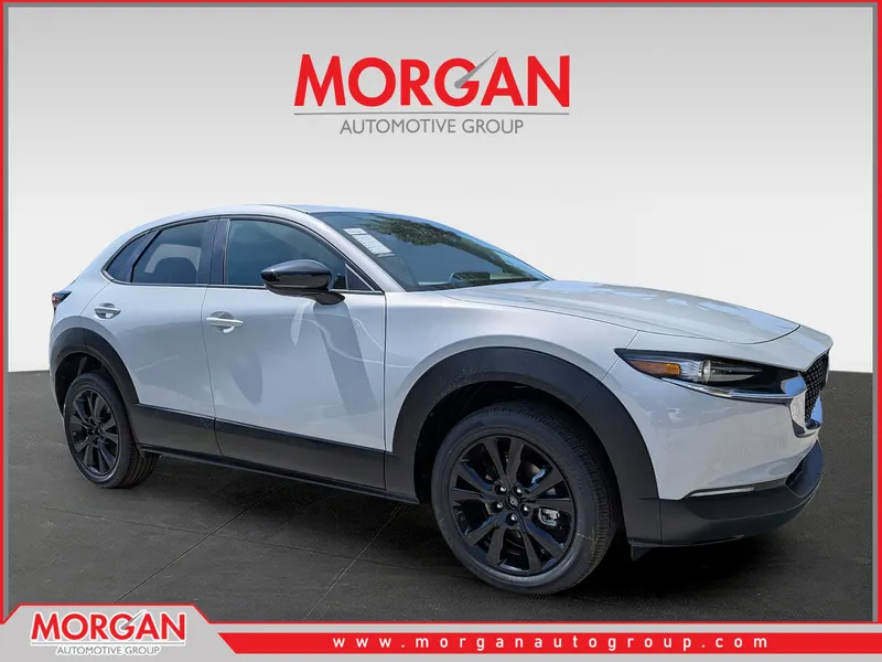 2026 Mazda CX-30 2.5 S Select Sport in White — front three-quarter view