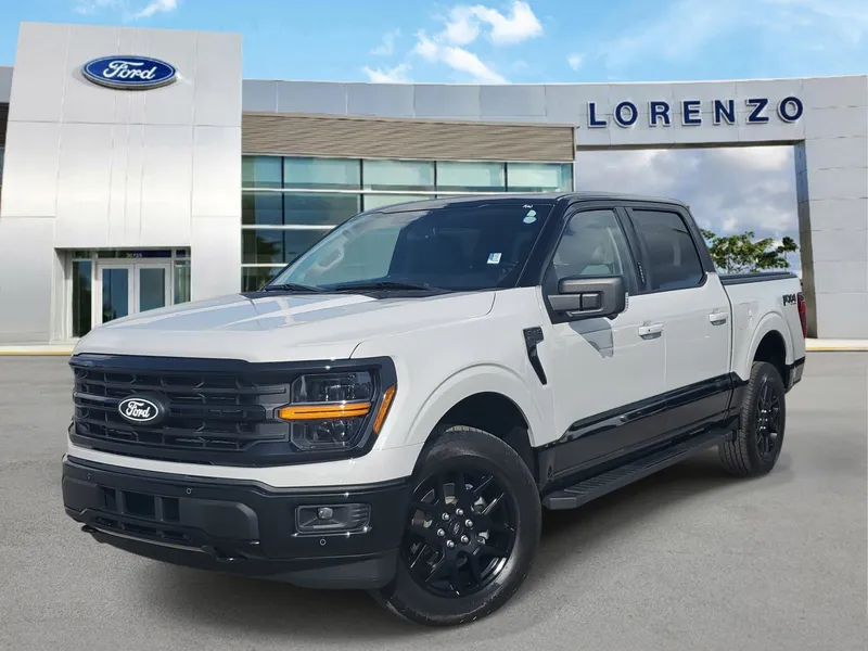 2024 Ford F-150 XLT 4WD in Gray — front three-quarter view
