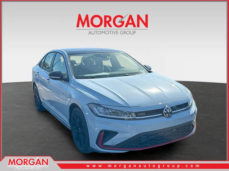 2026 Volkswagen Jetta GLI Autobahn in Gray — front three-quarter view