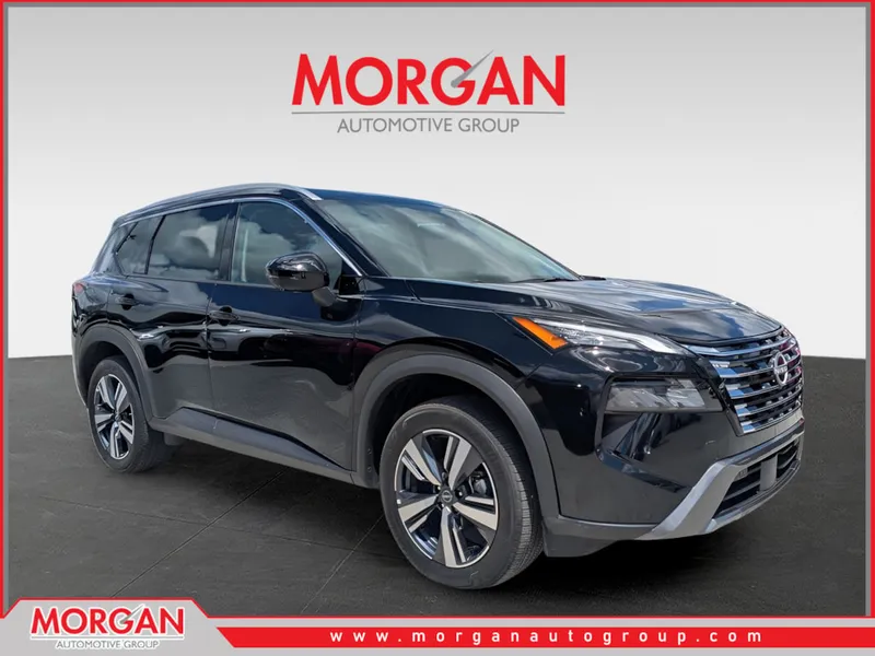 2026 Nissan Rogue SL in Black — front three-quarter view