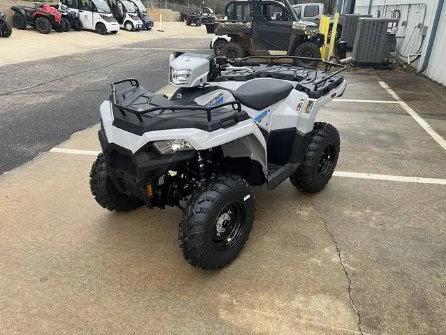 2026 Polaris® Sportsman 450 EPS Ghost Grey — front three-quarter view
