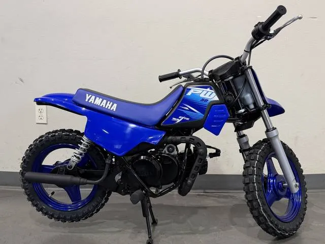 2027 Yamaha PW50 — front three-quarter view