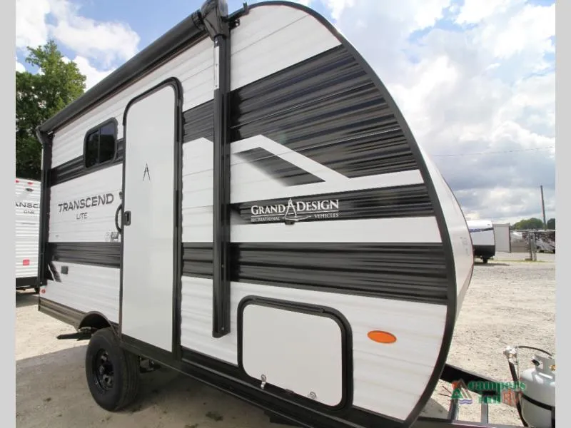 2027 Grand Design Transcend Lite — front three-quarter view