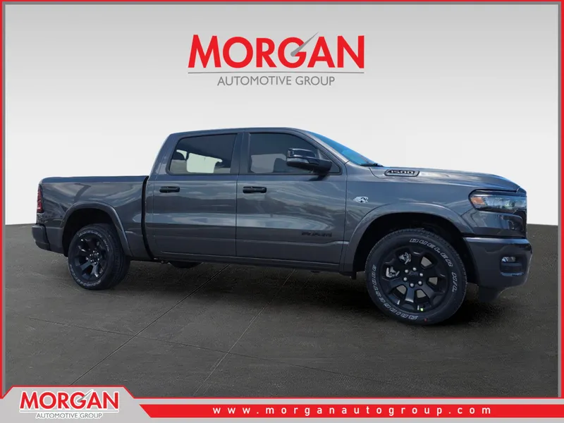 2026 Ram 1500 Big Horn/Lone Star in Gray — front three-quarter view