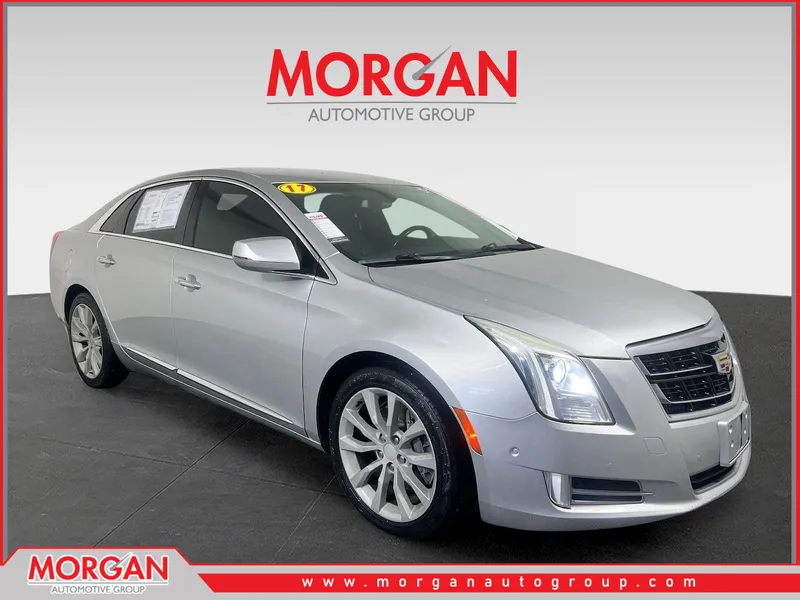 2017 Cadillac XTS Luxury in Radiant Silver Metallic — front three-quarter view