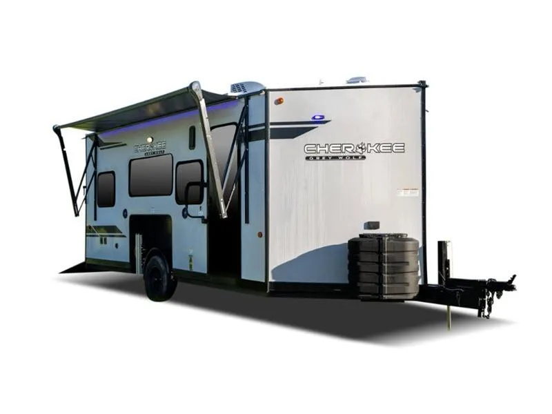 2027 Forest River RV Cherokee Grey Wolf — front three-quarter view